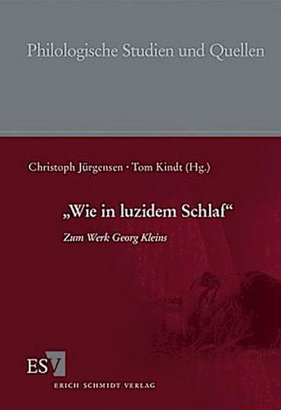 "Wie in luzidem Schlaf"