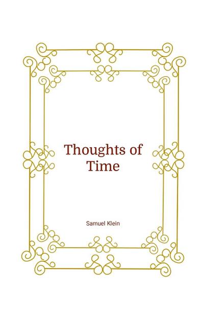 Thoughts of Time