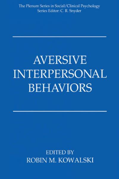 Aversive Interpersonal Behaviors