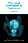 Legal Protection of Databases - Mark J. Davison