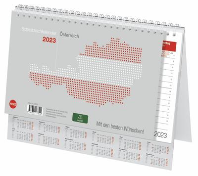 Schreibtischkalender Österreich groß 2023