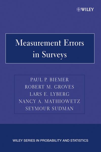 Measurement Errors in Surveys