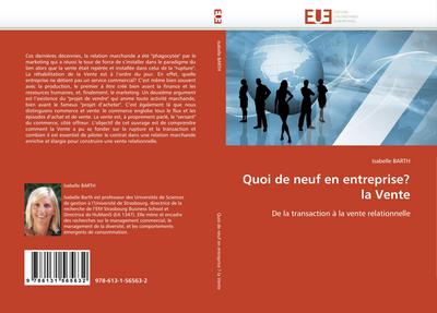 Quoi de neuf en entreprise? la Vente
