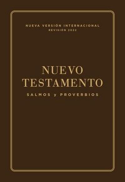 Nvi, Nuevo Testamento de Bolsillo, Con Salmos Y Proverbios, Revisión 2022, Leatherflex, Café
