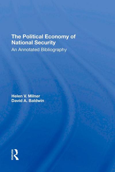 The Political Economy Of National Security