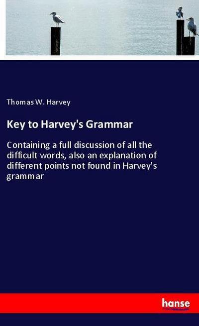 Key to Harvey’s Grammar