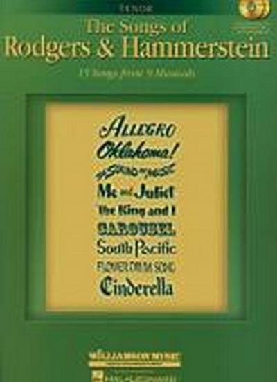 The Songs of Rodgers & Hammerstein: Tenor with CDs of Performances and Accompaniments Book/2-CD Pack