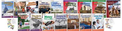 Understanding American Voting, Elections, Laws and Leaders 16-Book Set Plus 2-Card Decks for Grades 4-5