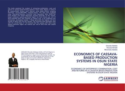 ECONOMICS OF CASSAVA-BASED PRODUCTION SYSTEMS IN OSUN STATE NIGERIA