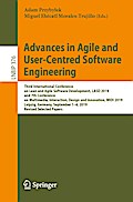 Advances in Agile and User-Centred Software Engineering