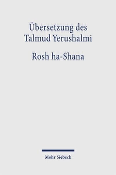 Übersetzung des Talmud Yerushalmi