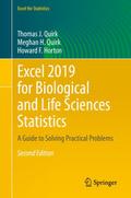 Excel 2019 for Biological and Life Sciences Statis