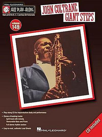 John Coltrane - Giant Steps: Jazz Play-Along Volume 149