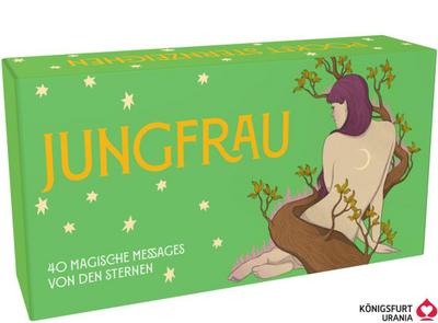 Pocket Sternzeichen Jungfrau 40 Karten in Magnetschachtel mit Metallicfolie - Magische Messages von den Sternen