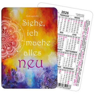 Spielkartenkalender 2026 Dorette Digel