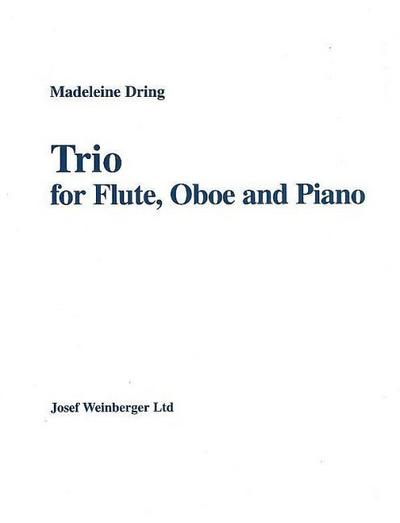 Triofor flute, oboe and piano