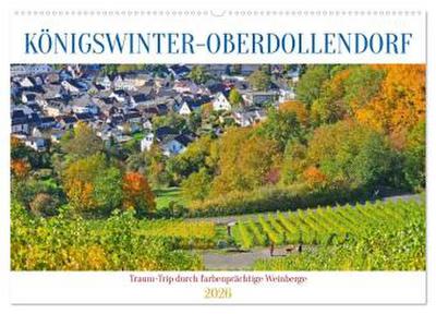 Königswinter-Oberdollendorf - Traum-Trip durch farbenprächtige Weinberge (Wandkalender 2026 DIN A2 quer), CALVENDO Monatskalender