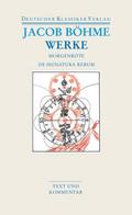 Werke: Die Morgenröte im Aufgang/De Signatura Rerum