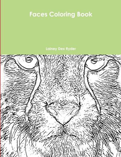 Faces Coloring Book