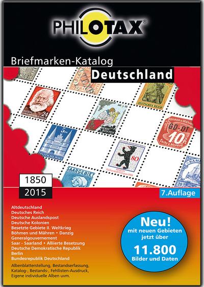 Deutschland-Katalog 1849-2015, DVD-ROM