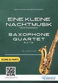 Saxophone Quartet - Allegro from "Eine Kleine Nachtmusik" score & parts