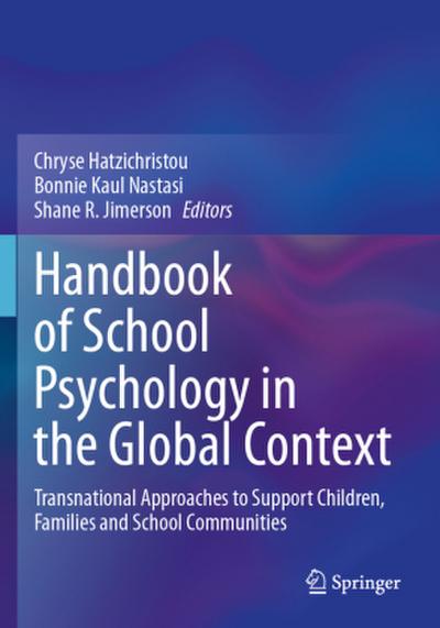 Handbook of School Psychology in the Global Context