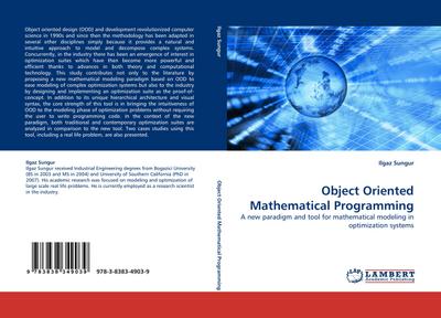 Object Oriented Mathematical Programming - Ilgaz Sungur