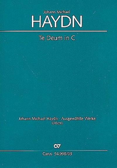 Te Deum in C (Klavierauszug)