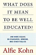 What Does It Mean to Be Well Educated?