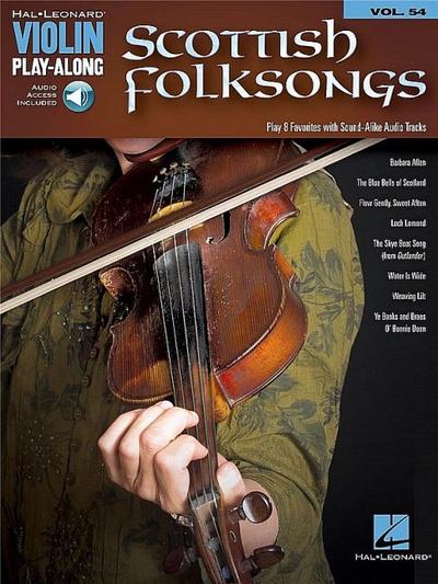 Scottish Folksongs: Violin Play-Along Volume 54 - Hal Leonard Corp
