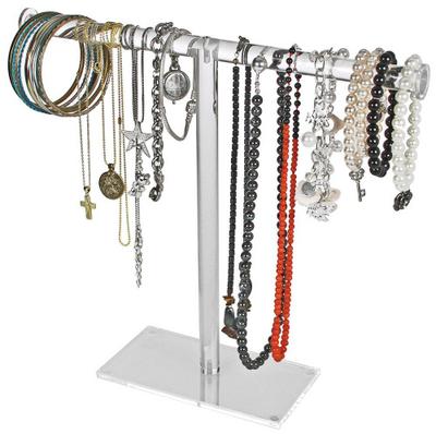 Schmuck und Kettenständer: aus Acryl