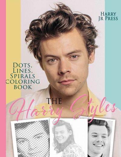 The Harry Styles  Dots Lines Spirals Coloring Book