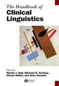 The Handbook of Clinical Linguistics