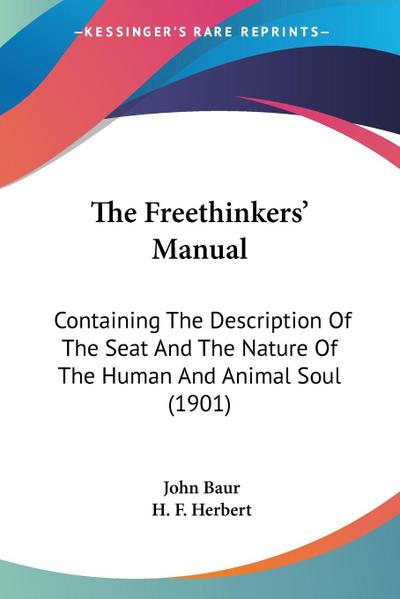 The Freethinkers’ Manual