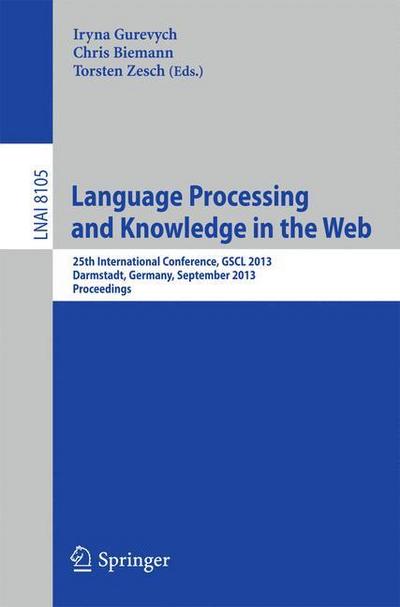 Language Processing and Knowledge in the Web