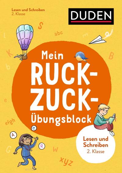 Mein Ruckzuck-Übungsblock Lesen und Schreiben 2. Klasse