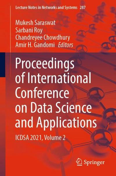 Proceedings of International Conference on Data Science and Applications