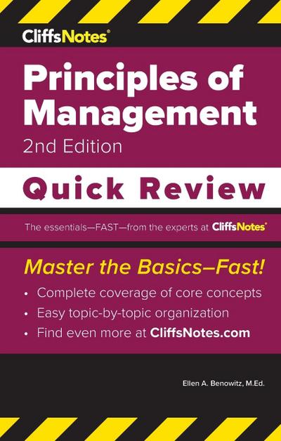 CliffsNotes Principles of Management