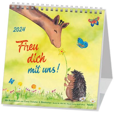 Freu dich mit uns! Postkarten-Kalender 2024