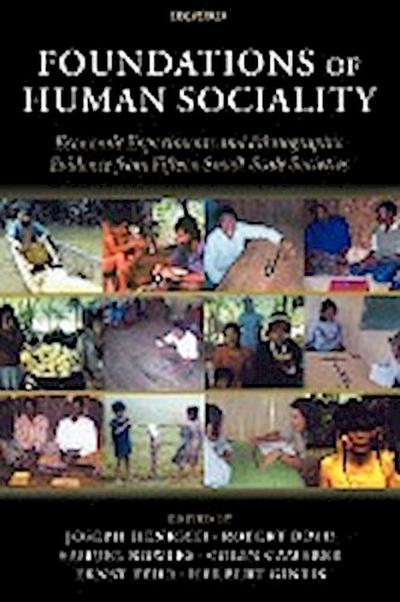 Foundations of Human Sociality