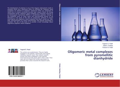 Oligomeric metal complexes from pyromellitic dianhydride