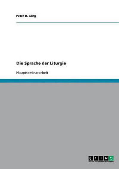 Die Sprache der Liturgie