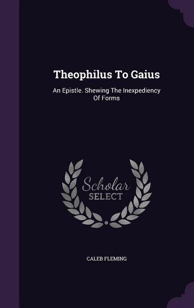 Theophilus To Gaius