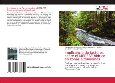 Implicancia de factores sobre el MERESE hídrico en zonas altoandinas