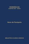 Dionisíacas. Cantos XXV-XXXVI