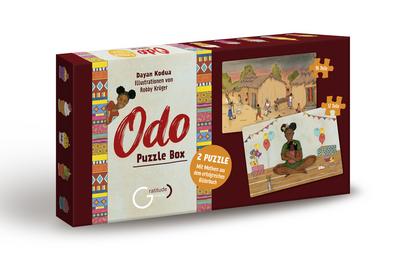 Odo Puzzle-Box. Eine Reise in ein lebendiges Dorf in Ghana