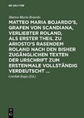 Matteo Maria Bojardo’s, Grafen von Scandiana, Verliebter Roland