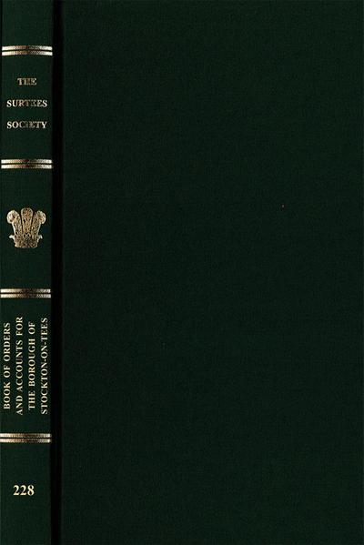 Book of Orders and Accounts for the Borough of Stockton-on-Tees