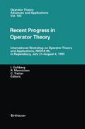 Recent Progress in Operator Theory