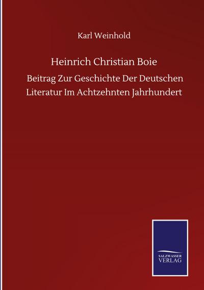 Heinrich Christian Boie